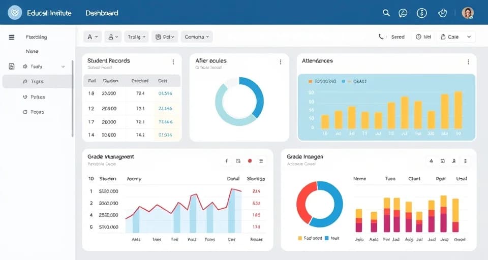 AInstitute ERP Portal — Institute Management System dashboard